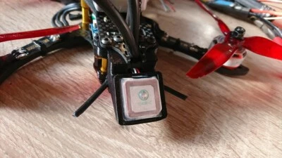 3D Printed GPS and RX Antenna Mount for Flywoo Mr.Croc FPV Drone