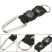 Compass Thermometer Carabiner Tactical Survival Belt V9T0 Hiking OutdooXRE T1U2