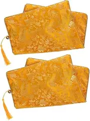 Veemoon 2 Pcs Bible Book Sleeve Pen Holder with Zipper Bible Covers for Safe Storage Book Carrying Case for Church Office and School Use Pencil Holder Pouch Dragon