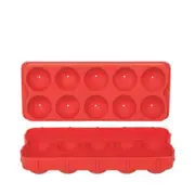 Appetito Silicone Round Ice Cube Tray