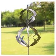Wind Spinners Outdoor Metal - Large Kinetic Wind Spinner for Yard Garden, Win...