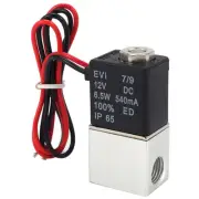 DC12V Solenoid 1/4 Inch 2 Way Normally Closed Direct-Acting Pneumatic7246