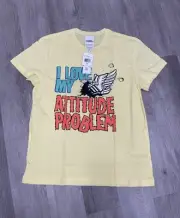 Adidas Jeremy Scott I Love My Attitude Problem Short Sleeve TShirt Men XL