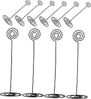VILLFUL 10 Pcs Table Number Holders Sturdy Black Base Clip Picture Holders for Weddings Parties Graduations Office Memo Display Home Decoration Restaurant Centerpieces