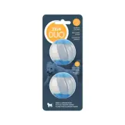 ZEUS Duo Balls with Glow in The Dark & Squeaker, Interactive Dog Toys, Small