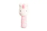 Keeleco 14cm Nursery Plush Unicorn Stick Rattles Soft Animal Toy Kids Toddler 0m