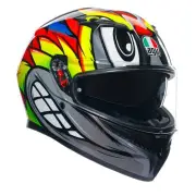 K3 E2206 Mplk Birdy 2.0 Grey Yellow Red 012 Full Face Helmet