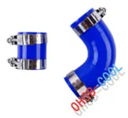 Silicone Top Mount Intercooler Hoses Blue For 02-07 Subaru Impreza WRX/STI GD GG (for: Subaru)