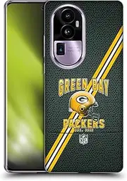 Head Case Designs Officially Licensed NFL Football Stripes Green Bay Packers Logo Art Soft Gel Case Compatible with Oppo Reno10 Pro+