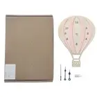 Hot Air Balloon Shaped Mute Wall Decorsative Clock Art Decors Wall Clock9841