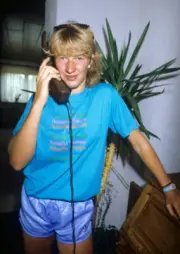 Steffi Graf German Tennis Star In Bruhl 1986 Old Photo 23