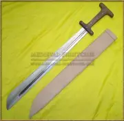 Practical Basilard Combat Sword Baselard 13th century re-enactor full tang