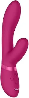 Vive Kyra USB Rechargeable Rabbit Vibrator with Pulsing Tip, Pink