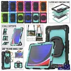 For Samsung Galaxy Tab S9 FE S10+ Plus Ultra Heavy Duty Case Screen Cover Strap
