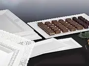 Casalinghi Metallo 5898236 Metallo Houseware Tray 3-Pieces Set, White