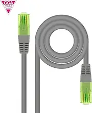 NANOCABLE 10.20.1425 – Network Cable RJ45 CAT.6 UTP AWG26 CCA (Copper-Clad Aluminium) Copper-Clad Aluminium, Grey, 25 m