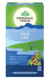 Organic India Tulsi LAX 25 Teabags - Pack of 5 Free Shipping