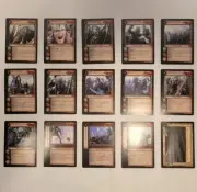 Lord of the Rings TCG Lot of 15 Sauron/Orcs Culture/Themed Cards Udun Gorgoroth