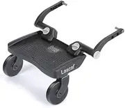 Lascal Rascal Buggy Board, Silent Rubber Tires and Suspension, Comfortable Riding, Both Upper and Lower Children Can Welcome Once, Gray