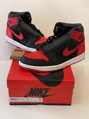 Nike Air Jordan 1 Retro High OG Satin Bred FD4810-061 Mens Size 10.5 / Womens 12