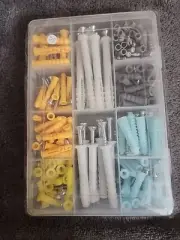 Screw Anchors: Perfect for Hanging Shelves, Pictures, and Light Fixtures 300PCS