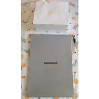 在飛比找蝦皮購物優惠-正品Balenciaga Chloe 綁帶紙袋 紙盒 禮袋 