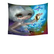 The Star Beautiful Sparkling Girl Tapestry