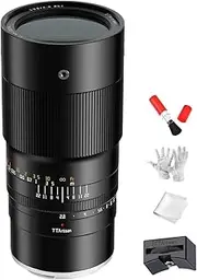 TTartisan 100mm F2.8 Macro 2X Full-Frame Manual Focus Lens,Compatible with Nikon Z-Mount Camera Zfc，Z50，Z30，Z5，Z6，Z7，Z8，Z9，Z6 Mark II，Z7 Mark II,etc.