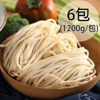 在飛比找momo購物網優惠-【喬麥屋】手打味拉麵6包(1200g/包)