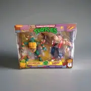 Teenage Mutant Ninja Turtles Michelangelo Vs Bebop Figure 2021 Playmates