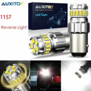 2X AUXITO 7507 1157 BAY15D LED Turn Signal Brake Tail Parking Light Bulb 6500K (for: Volvo)