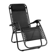 Gardeon Zero Gravity Recliner Chair Outdoor Sun Lounge Folding Reclining Camping