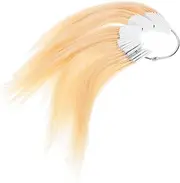 WRITWAA 30pcs Real Human Hair Color Sample Rings for Hair Dye Testing Skin Friendly Color Chart for Easy Bleaching Dyeing Techniques for Hairdressers