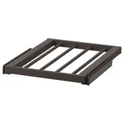 KOMPLEMENT pull-out trouser hanger, dark grey, 50x58 cm