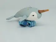 NARWHAL Christmas Ornament HANDMADE Polymer Clay