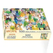 Werkshoppe 500 Piece Large Format Jigsaw Puzzle - Cat Plant Exchange