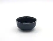 Mino Ware Japanese Cafe Series Ancient [Small Bowl] Small Indigo Snow 1 Piece (Size: H 1.7 x W 3.5 x D 3.5 inches (4.3 x 8.8 x 8.8 cm)