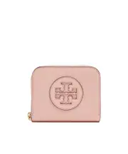 Tory Burch Small Ella Bio Zip Wallet One size Nude
