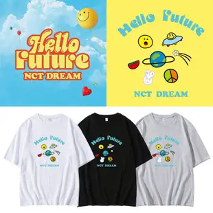 NCT DREAM專輯Hello Future周邊應援同款衣服卡通印花短袖T恤