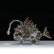 DIY Steampunk Style Metal Anglerfish Model Kits 1000Pcs+