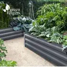 Greenfingers Raised Garden Beds 120 x 90 cm x2 Galvanised Planter Boxes Herbs