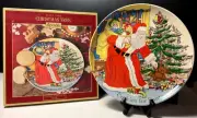 SPODE Christmas Tree COOKIES FOR SANTA Porcelain Plate 9" NEW w/ Box