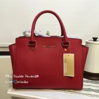 在飛比找Yahoo!奇摩拍賣優惠-Michael Kors selma-Red 紅色 女包