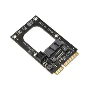 NEW MSATA To SATA Riser Board Adapter With 7-Pin SATA3.0 Extended 5V Power Cable