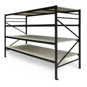 New Longspan Shelving Garage Storage Racking Warehouse 3m High 1800mm Wide - VIC
