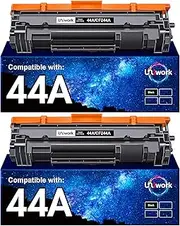 Uniwork 44A CF244A Toner Black for HP 44A CF244A Toner Cartridge, Compatible with HP Laserjet Pro M15w M16w M15a M16a M15 M16 Toner, HP MFP M28w M28a M29a M29w M28 M29 Toner Printer (Black, Pack of 2)