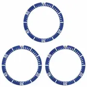 3 EZ SNAP BEZEL INSERT FOR 41MM CASE OMEGA SEAMASTER JAMES BOND 007 BLUE GROOVE