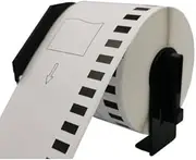 ExtraPrint 1 x Roll Compatible with Brother DK-22251 62mm x 15.24m Multi-Purpose Continuous Label Sticker for Brother QL-800 QL-810W QL-820NWB [Black & Red Text on White]