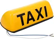 Didiseaon Retro Taxi Sign Magnetic Dome LED Lights Taxi Lift Plate Light Up Taxi Decoration Light Up Taxi Sign Neon Sign Atmosphere Taxi Indicator
