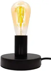 Industrial Table Lamp Base E26/E27 Ceramic Base Holder, Vintage Desk Lamp Small